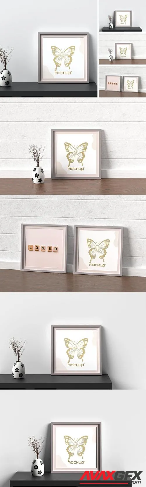 Square Frames Mockups