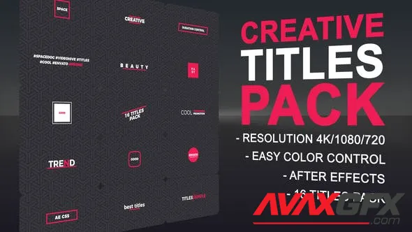 Clean Creative Titles 50160034 Videohive