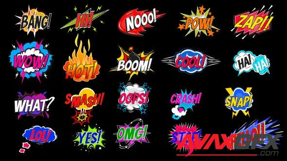 Comic Text Bubbles 50234180 Videohive