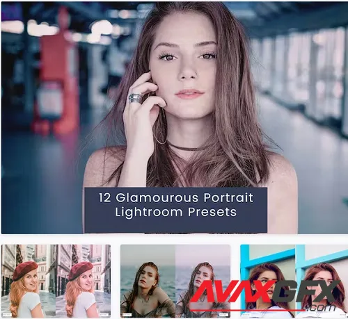 12 Glamourous Portrait Lightroom Presets - 9Q9P3DB