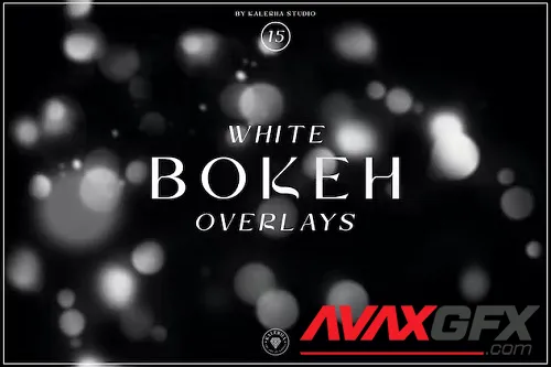 White Bokeh Overlays - P5HZ35V
