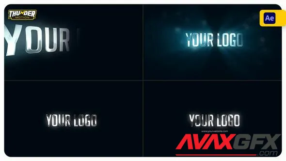 Glossy Light Logo Reveal 50292566 Videohive