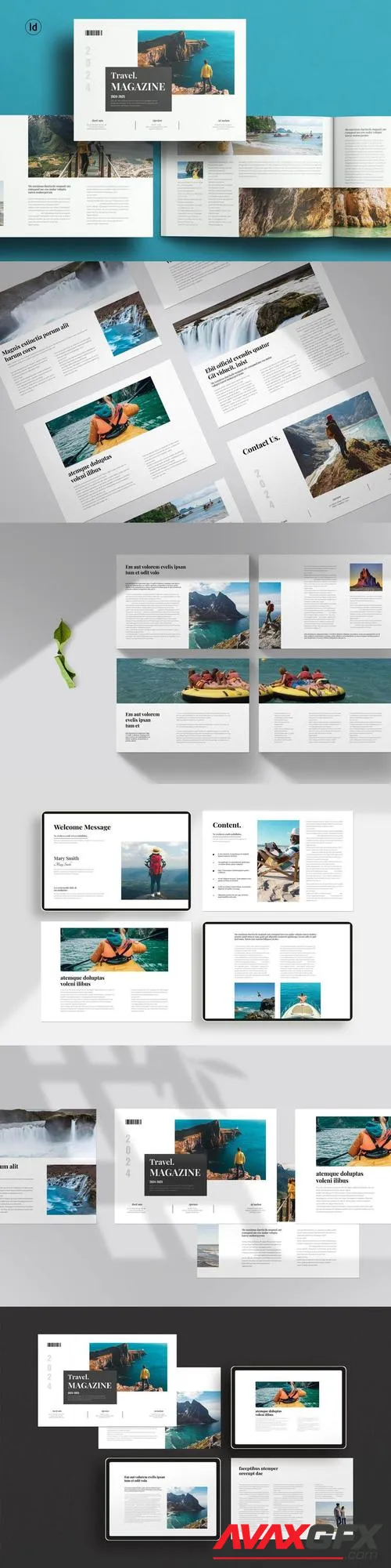 Travel Magazine Landscape Template 4WQHM68