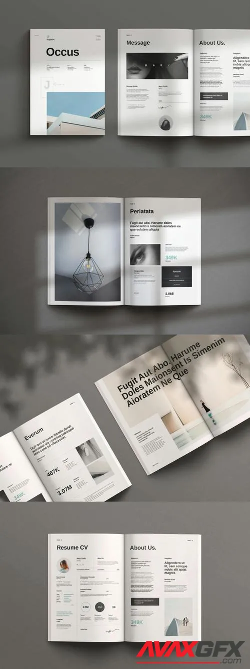 Occus Magazine Template