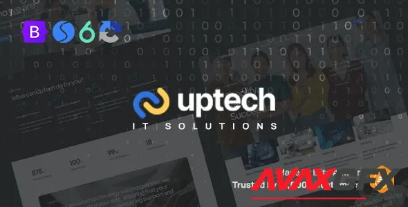UpTech - IT Solutions, Technology and Services Website Template 49000606