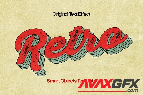 Retro Text Effect - 91926253