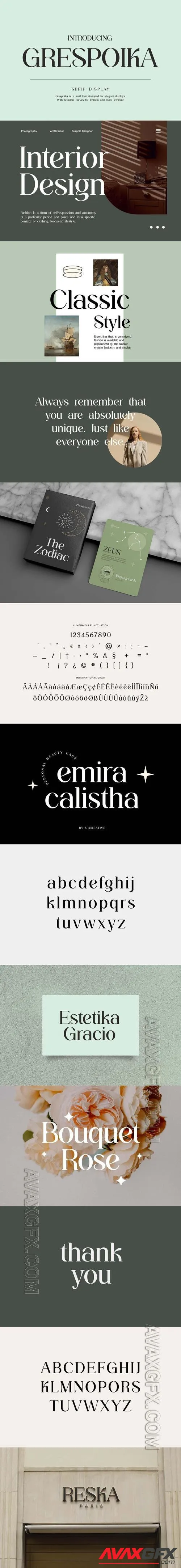 Grespoika Serif Display Font