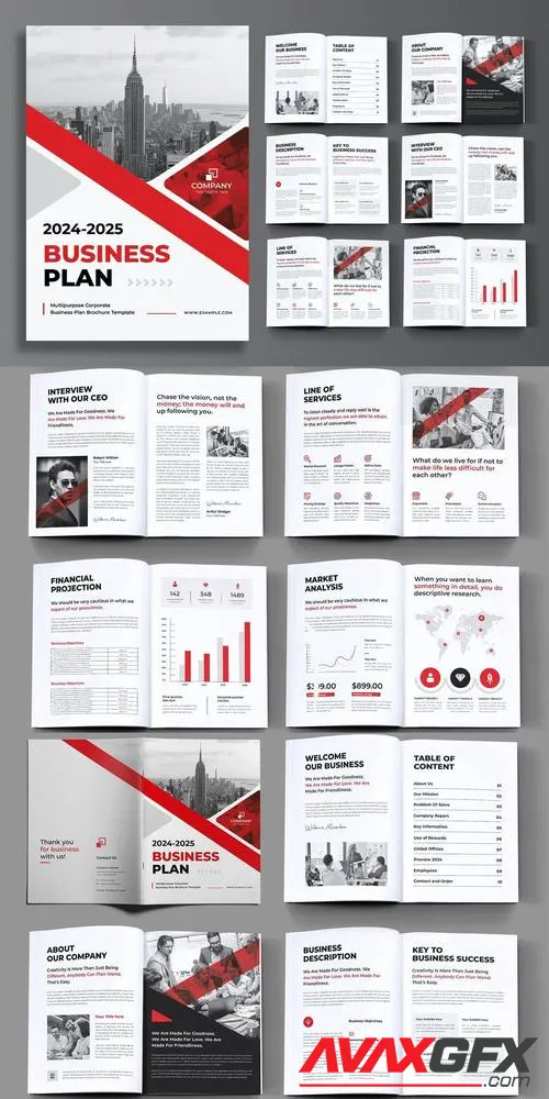 Business Plan Template Layout TAK9VN5