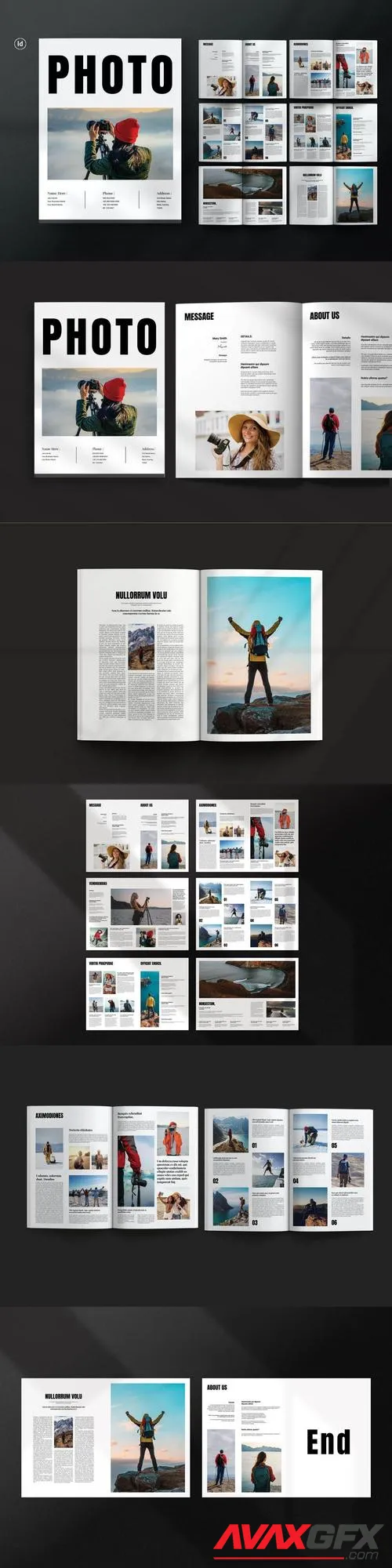 Photo Graphy Magazine Template WARWULN