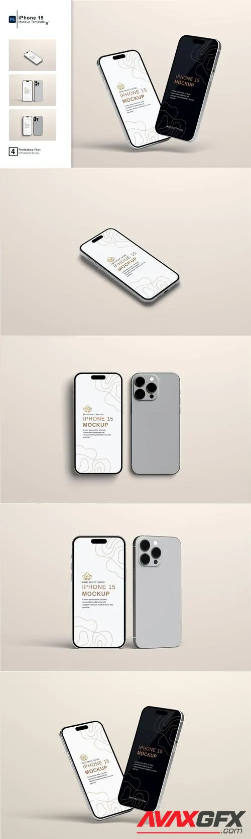 iPhone 15 Mockup