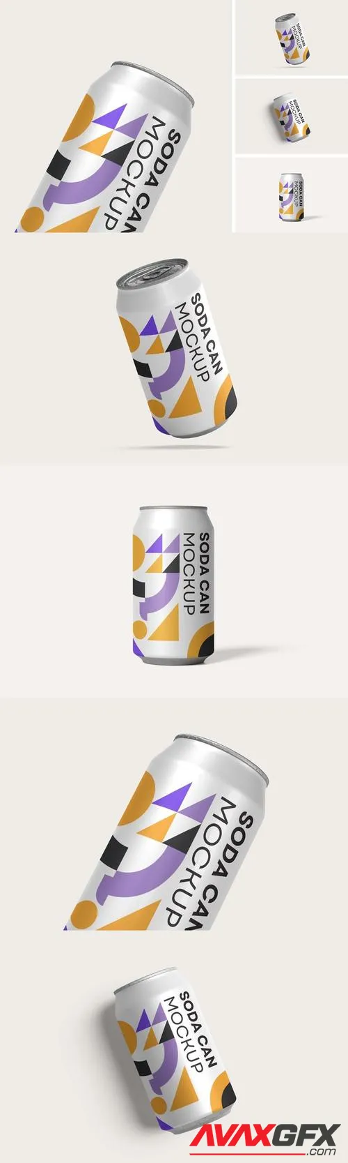 Soda Can Mockup