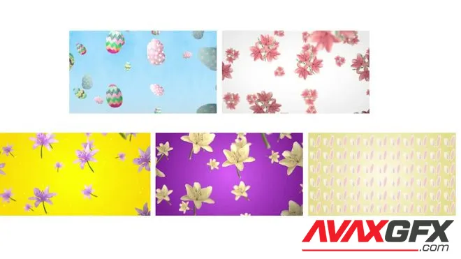 MA - Easter And Spring Background Pack Loop 1575297