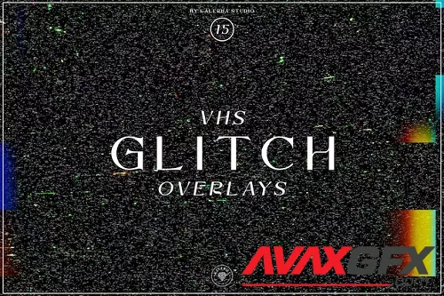 VHS Glitch Overlays - SYX6J5F