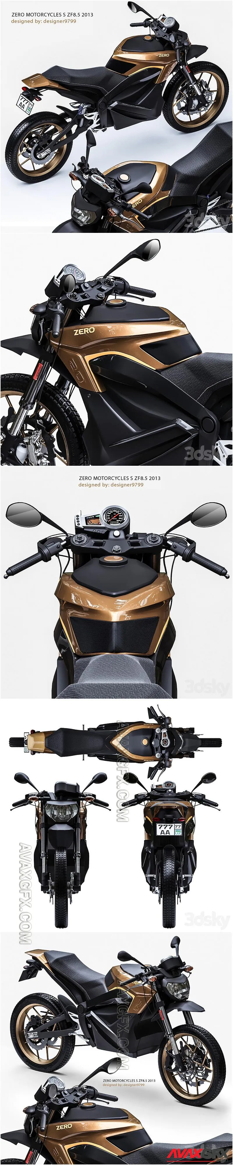 ZERO MOTORCYCLES S ZF8 5 - 3D Model