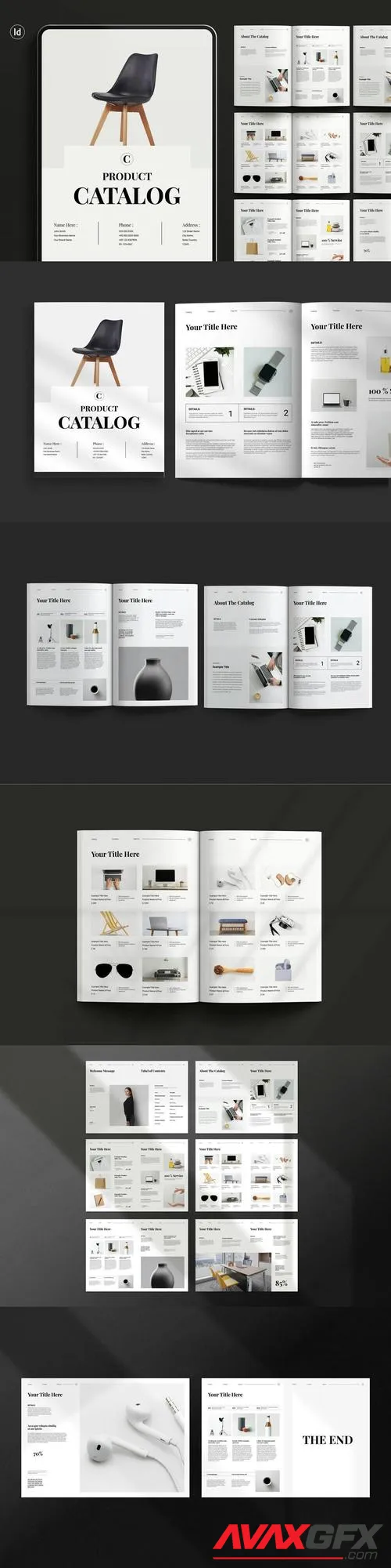 Product Catalog Brochure Template