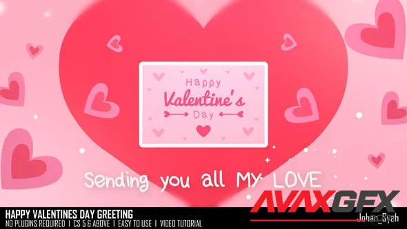 Happy Valentines Day Greeting 50425403 Videohive