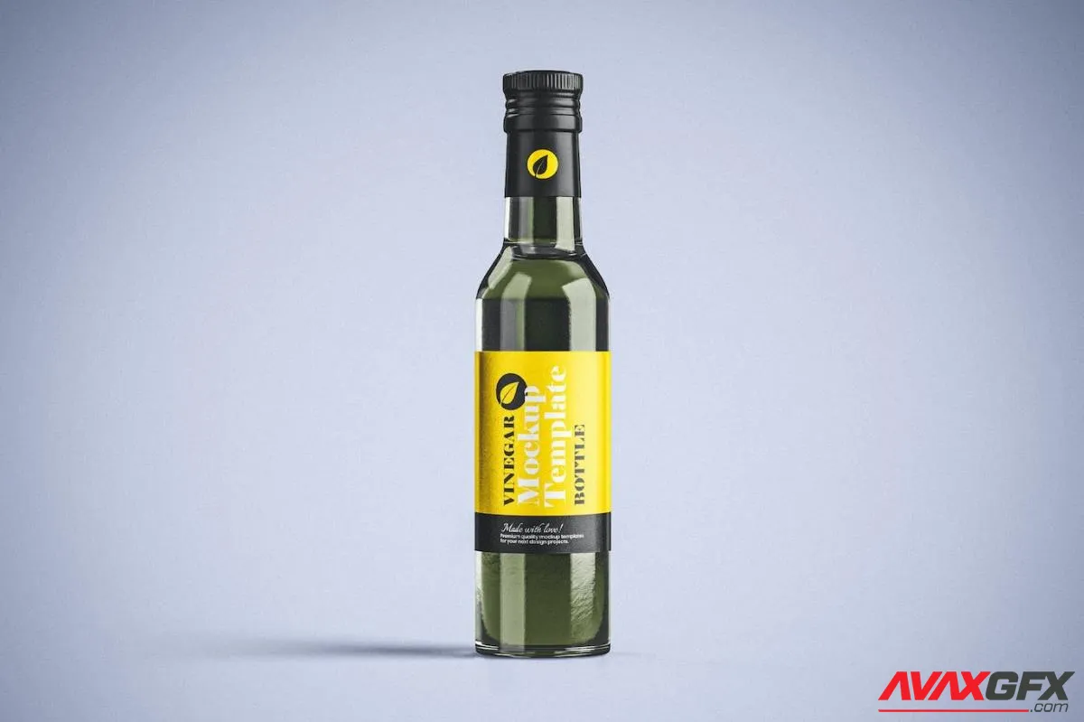 Vinegar Bottle Mockup 5QG7VYP