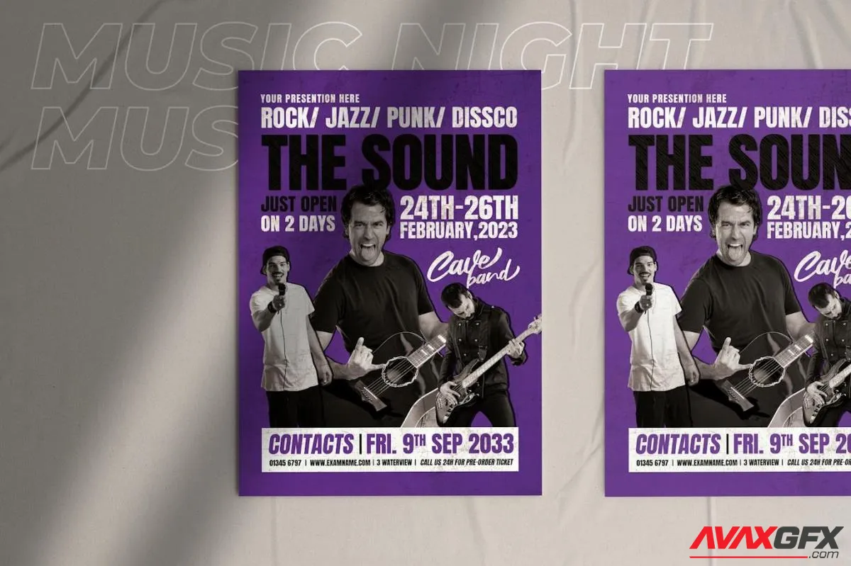 Night Music Flyer