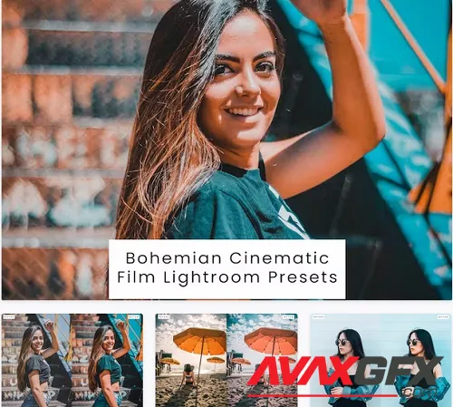 Bohemian Cinematic Film Lightroom Presets - L4N2W64