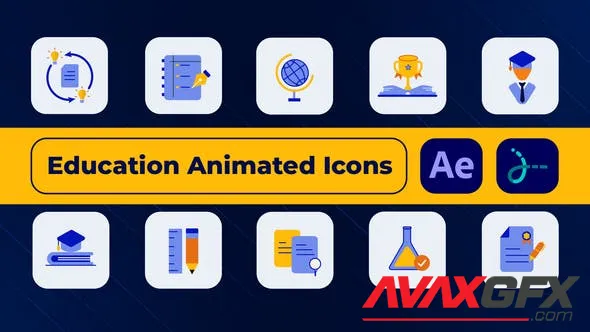 Education Animated Icons 50238875 Videohive
