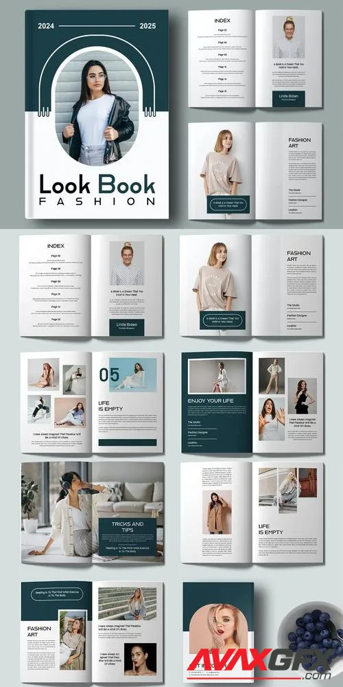 Look Book Magazine Layout