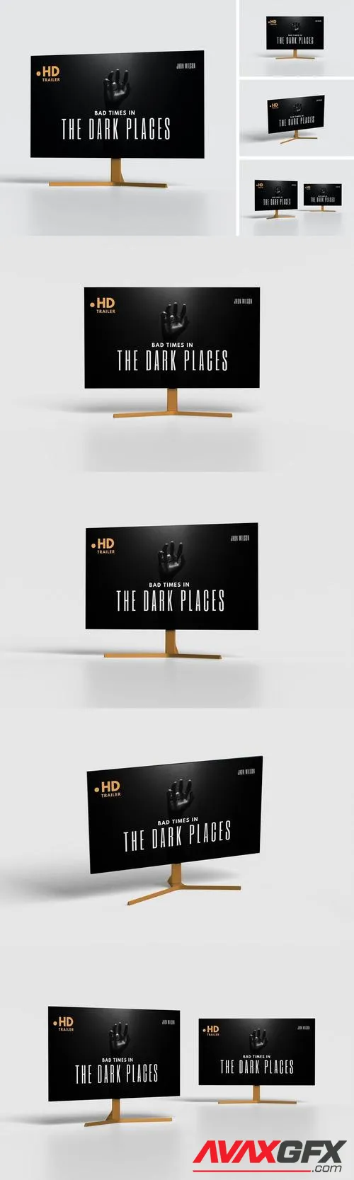 Monitor Tv Mockup