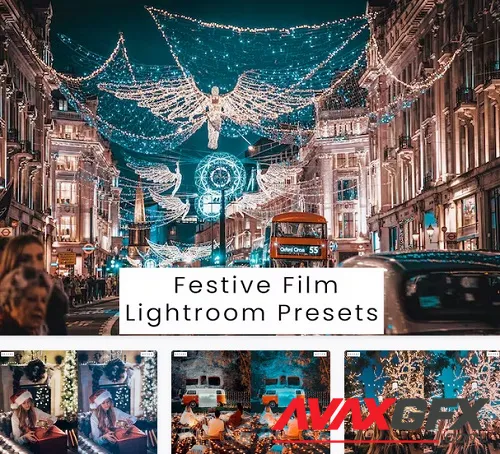 Festive Film Lightroom Presets - 9B95D7Z