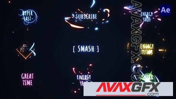 Energy Cartoon Titles [After Effects] 50079180 Videohive