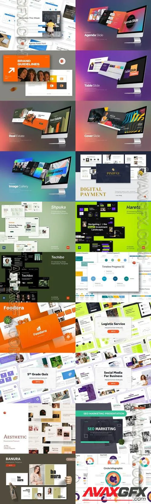 20 Powerpoint Templates Bundle 3 2024