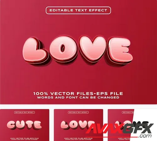 Love Editable Text Effect - 6T54KTD