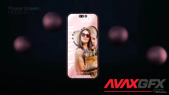 Phone 14 Clay Screen Mockup 50255916 Videohive