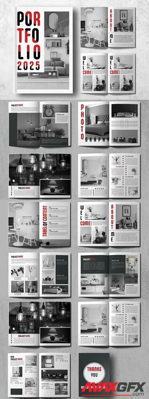 Portfolio Magazine Template