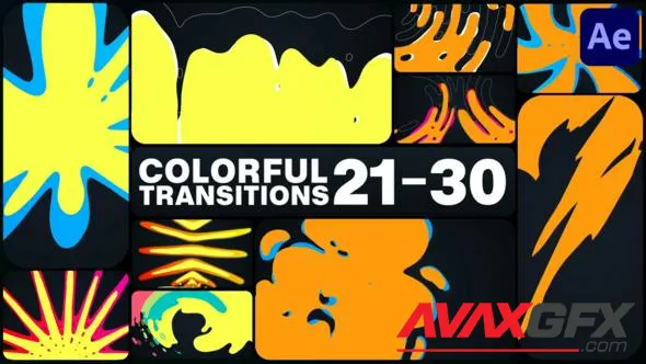 Colorful Transitions for After Effects 50309199 Videohive