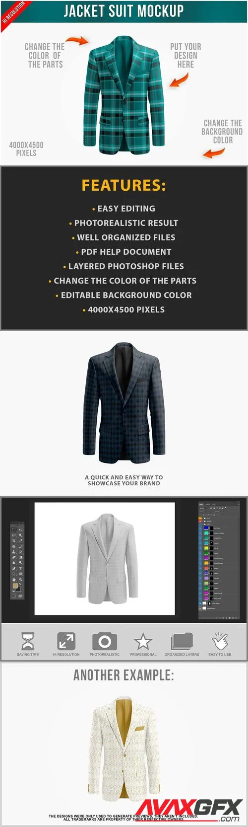 Jacket Suit Mockup