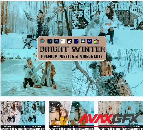 Bright Winter Luts And Presets Mobile Desktop - 4VCWN9B