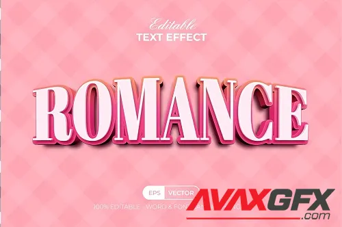 Romance Pink Text Effect Style - 91997628