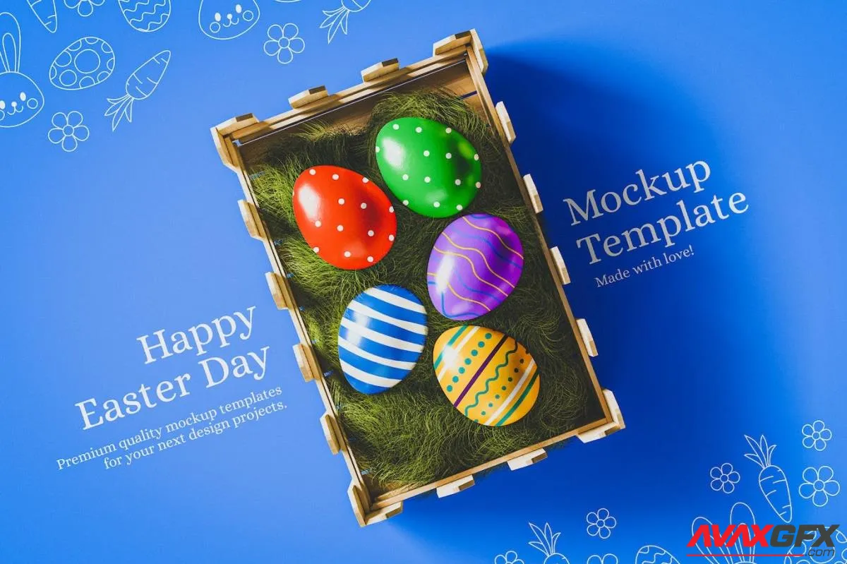 Happy Easter Day Mockup