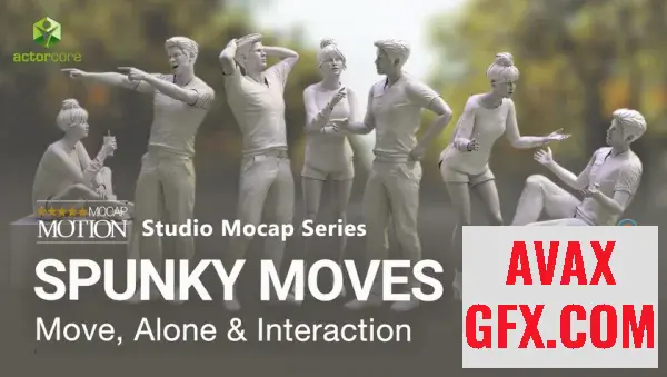 Unreal Engine Animations ActorCore Spunky Moves v4.25-4.27, 5.0-5.3