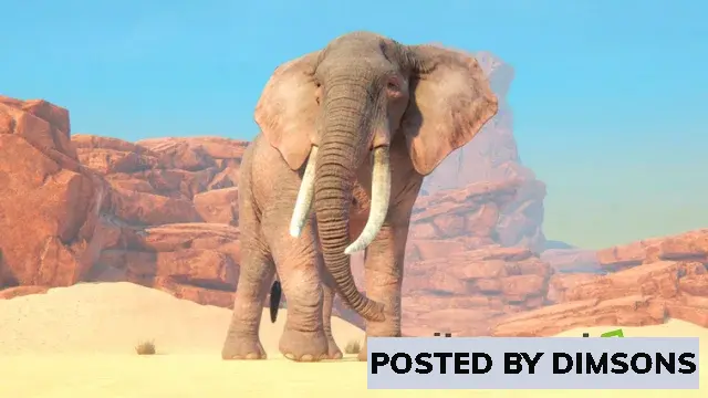 Unreal Engine Characters African Elephants v4.26+