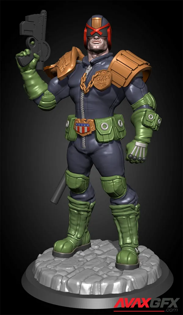 Judge Dredd - 3D Print