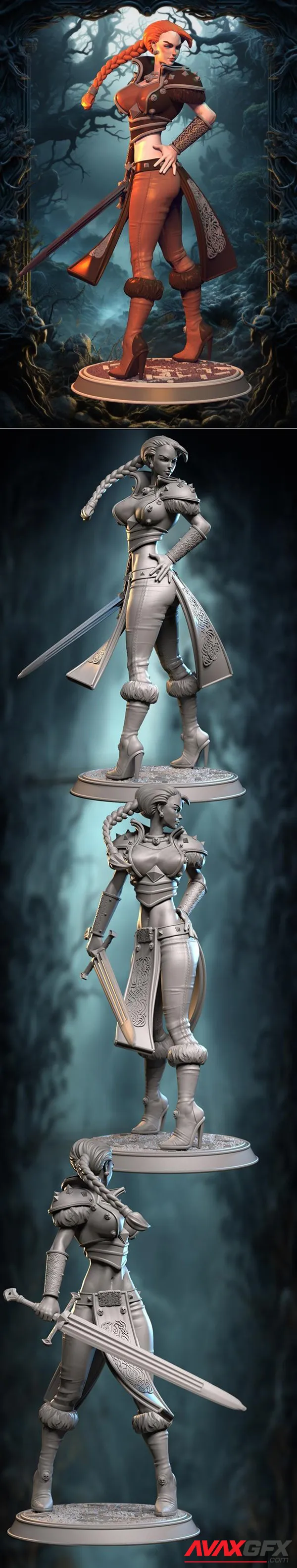 Alexei Konev – Lady Maria – 3D Print