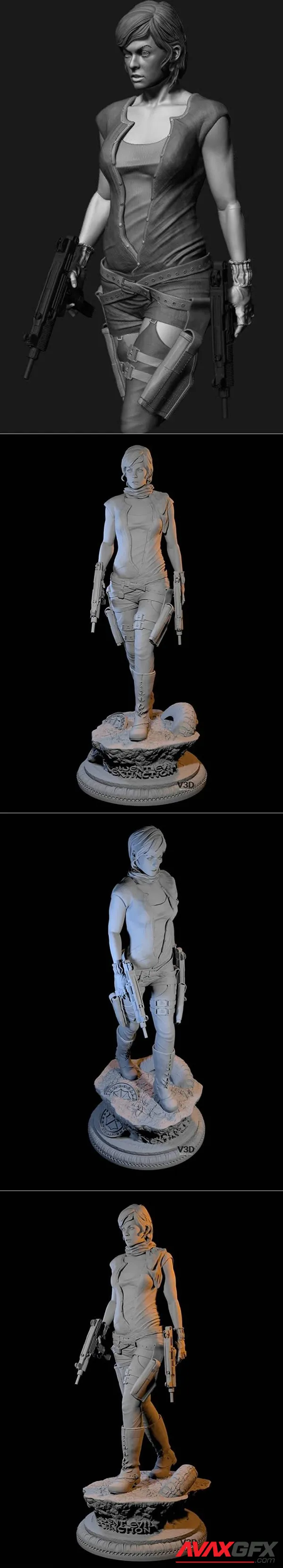 Alice Resident Evil – 3D Print