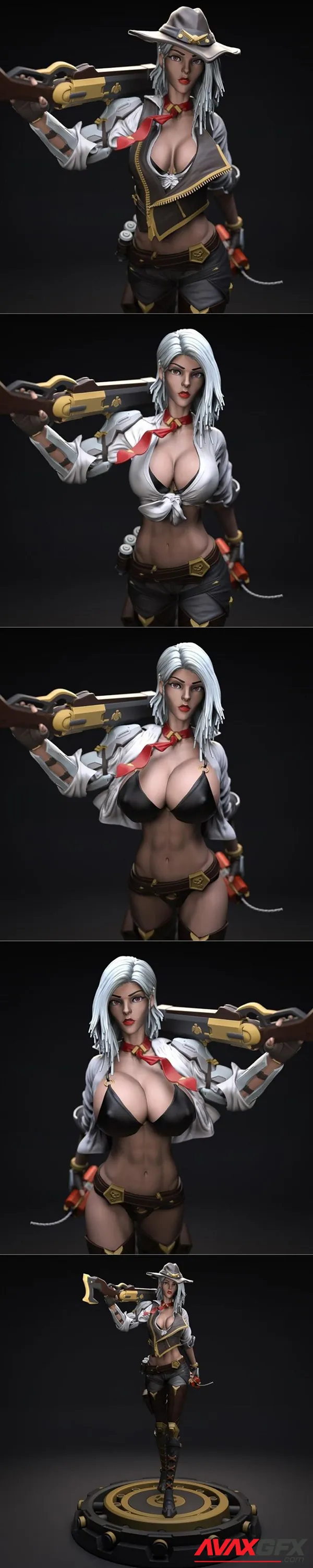 Ashe – Overwatch – 3D Print