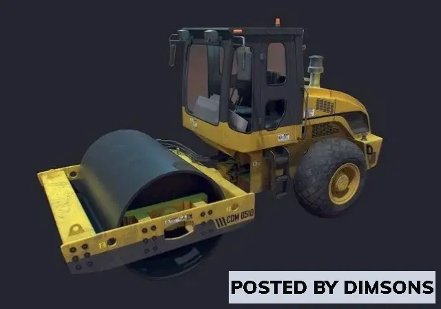 Asphalt Roller - 3D Model