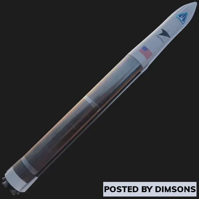 Aircraft Astra Rocket 3 Realistic - 3D Model