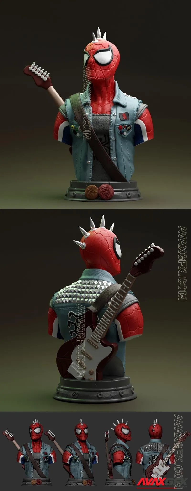 Spider Punk - STL 3D Model