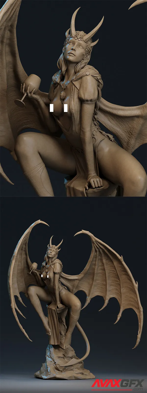 Ca 3d Studios – Mizora NSFW Version – 3D Print