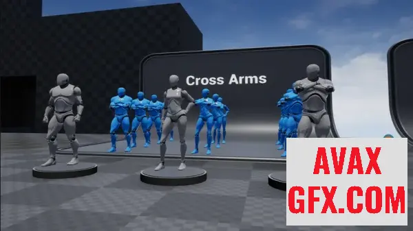 Unreal Engine Animations CiTY SIM ANIMATION PACK v4.27, 5.0-5.3