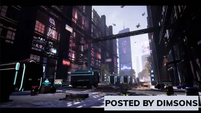 Unreal Engine Environments CyberPunk / Sci-Fi Environment Cyberpunk Asset Set + ULAT ( Cyberpunk ...