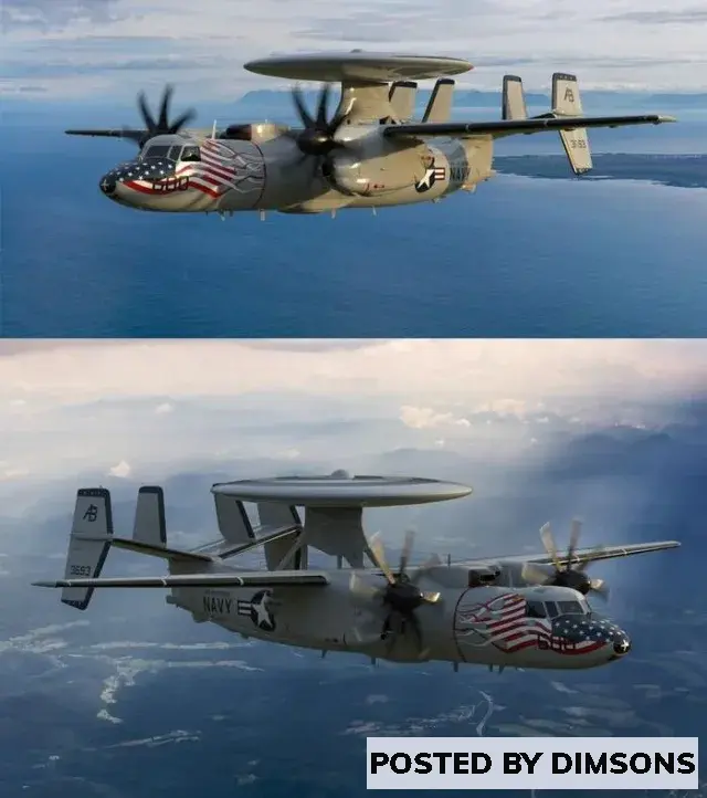 Aircraft E-2 Hawkeye - 3D Model